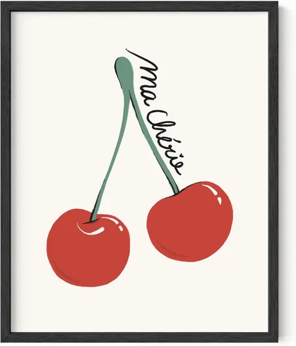 Miniatura 11 de HAUS AND HUES Arte de pared de corazón, bonito póster con estampado de corazón, decoración temática retro (24 x 36 pulgadas sin marco)