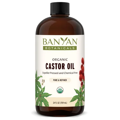 Miniatura 8 de Banyan Botanicals Aceite de ricino orgánico – Aceite de ricino puro y refinado – para el cuidado de la cara y la piel, cuidado del cabello y belleza