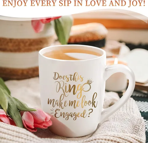 Miniatura 6 de Maustic Regalos de compromiso para mujeres, regalos de novia para ser, regalo de prometido para mujeres, regalo de despedida de soltera, taza
