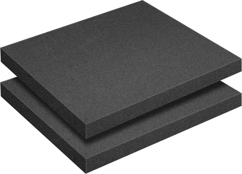 Miniatura 8 de 6 hojas de espuma de poliuretano, 16 x 12 x 1.5 pulgadas, insertos de espuma cortables para estuches, almohadillas de espuma de embalaje para caja