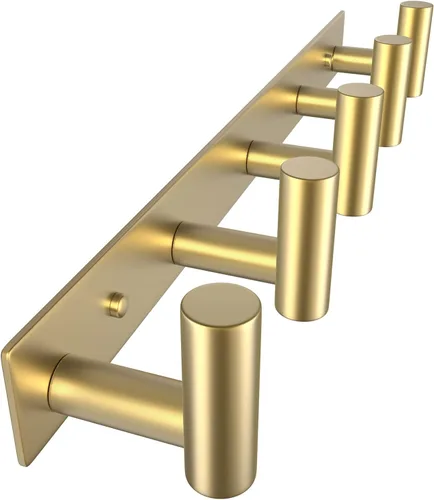 Miniatura 10 de VAEHOLD Ganchos de Pared para Abrigos Montados en Pared, Perchero con 6 Ganchos Dobles para Colgar Toalla Sombrero Abrigo Bata Bolsa Llave para Baño