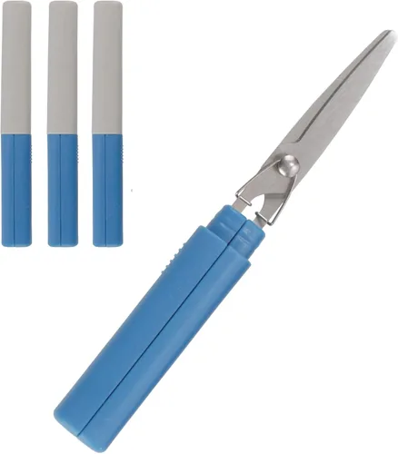 Miniatura 15 de Mini Pen Tijeras portátiles de seguridad de viaje – Gatito de jardín, gatito juguetón y cachorro de chef – 1 par cada uno