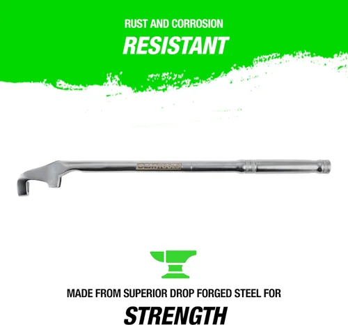 Miniatura 2 de OEMTOOLS 22656 Herramienta Extensora de Llave, Aumenta el Torque en Espacios Reducidos, Extensión Universal de Llave para Pernos Oxidados, Llaves