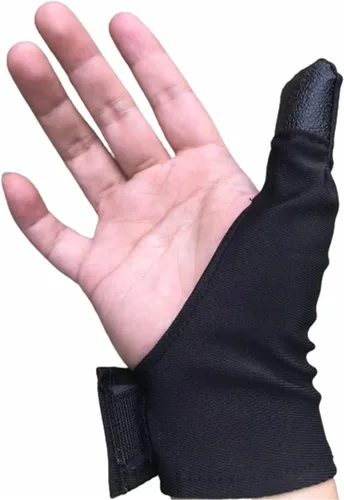 Guante protector de pulgar de boliche, estabilizador de pulgar para bola de boliche, compacto y ligero, disponible en mano izquierda o derecha