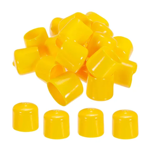 Miniatura 6 de MECCANIXITY 100 tapas de goma de 1/8 de pulgada (0.118 in), protector de rosca de vinilo de PVC, tapas redondas de alambre para perno de tornillo