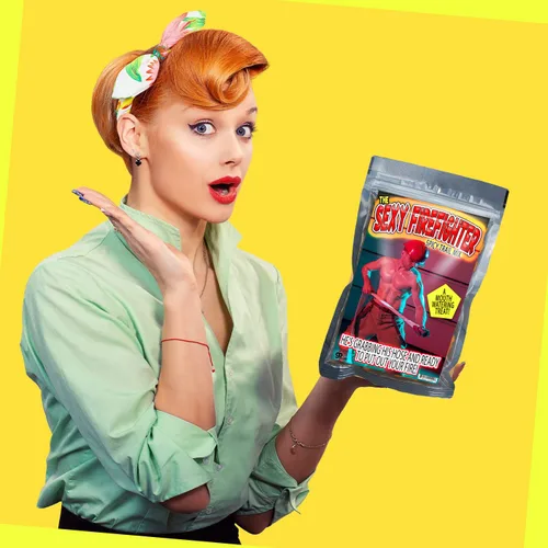 Miniatura 4 de Sexy Firefighter Trail Mix – Regalos de bombero para hombres – Ideas de regalo temáticas de bomberos – Regalos de bomberos para hombres adultos