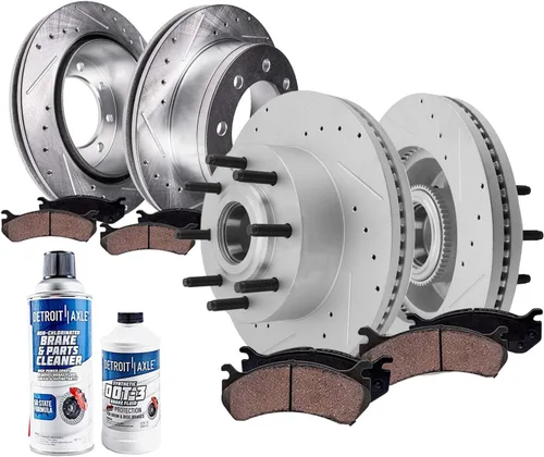 Miniatura 10 de Detroit Axle - Kit de freno delantero para Nissan Altima Sentra 07-10, repuesto de pastillas de freno de cerámica de freno de disco 2007 2008 2009