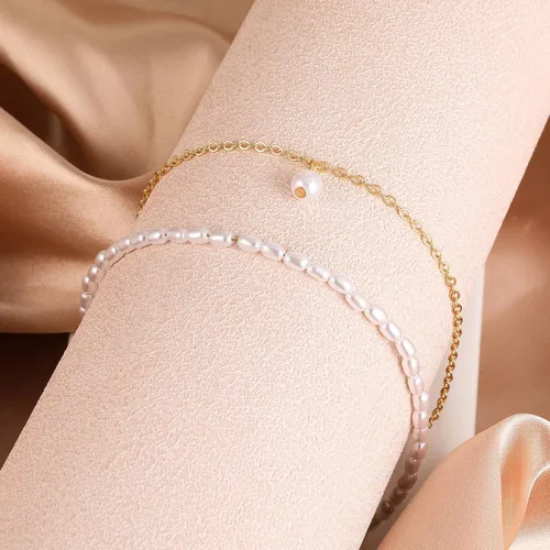 Miniatura 7 de MJartoria Tobilleras en capas para mujer, cadena de diamantes de imitación plateada, cadena de tobillo delicada, simple, multicapa, cadena de pie