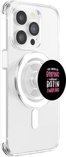 Miniatura 3 de Gymnastic Cheerleader Majorette Baton Twirlers PopSockets MagSafe PopGrip for iPhone