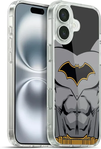 Miniatura 317 de Head Case Designs Funda de gel con licencia oficial de Batman DC Comics Bat Signal Logos [protección de grado militar] compatible con Apple iPhone 7
