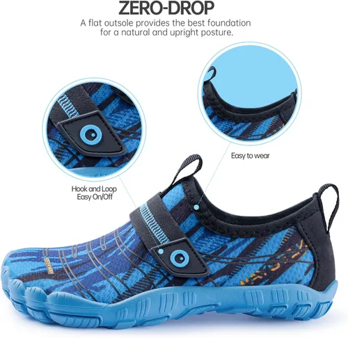 Miniatura 5 de SEEKWAY Barefoot Water Shoes for Kids - Wide Toe Box and Quick-Dry Sand Shoes Toddler for Hiking Swim Beach Pool Kayak Sport Accessories, Camping