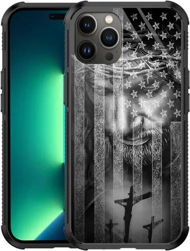 Miniatura 22 de Funda con diseño de ciervo y bandera estadounidense para iPhone 11 Pro Max - Funda protectora de poliuretano termoplástico resistente, antiarañazos