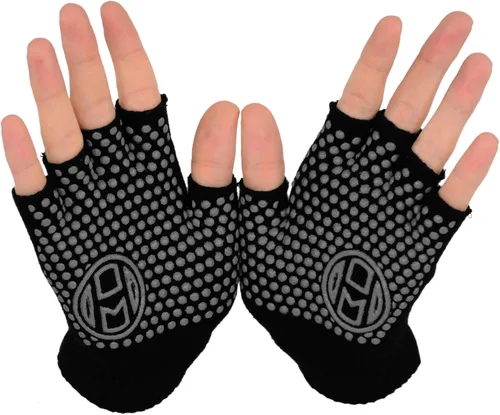 Miniatura 4 de Mato & Hash Guantes de agarre sin dedos para yoga, pilates