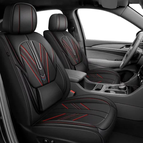 Miniatura 8 de AOMSAZTO Funda de asiento de coche para Chevrolet Equinox 2010-2026 Chevy Equinox de cuero protector de cojín de asiento de coche 2 asientos