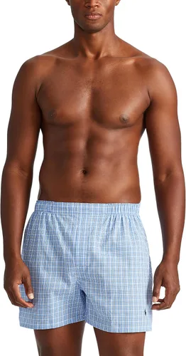 Miniatura 4 de POLO Ralph Lauren Men's Classic Fit Cotton Woven Boxers 3-Pack