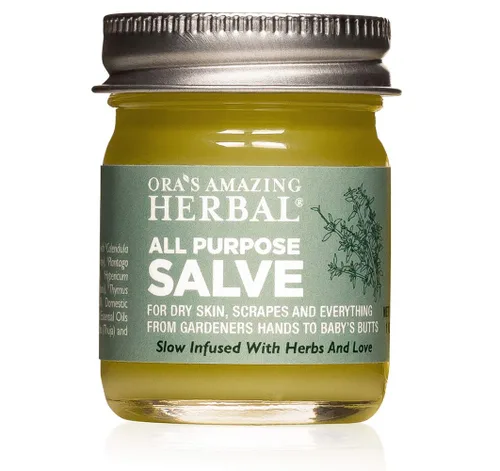 Miniatura 8 de Ora's Amazing Herbal Salvamento multiusos, bálsamo curativo para la piel con árbol de té, caléndula de consuelda, plátano, tomillo, cera de abejas