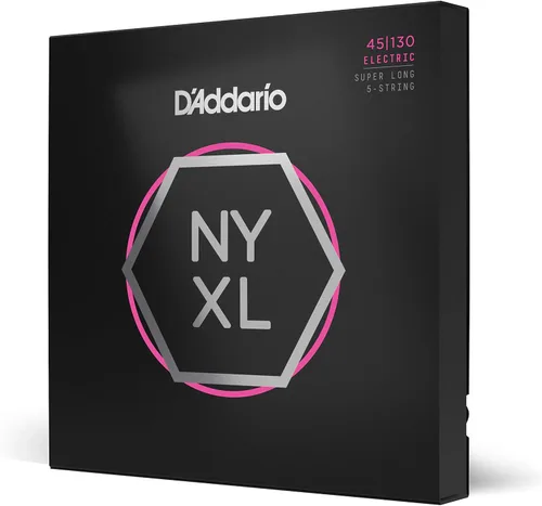 Miniatura 17 de D'Addario Cuerdas para Bajo, NYXL Niquelado, NYXL32130, Calibre Regular Ligero 45-100, Escala Larga, Juego de 6 Cuerdas, Paquete de 1
