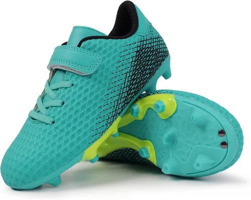 Miniatura 3 de Hawkwell Zapatos deportivos para niños con tacos de fútbol para exteriores (niños pequeñosniños grandes)