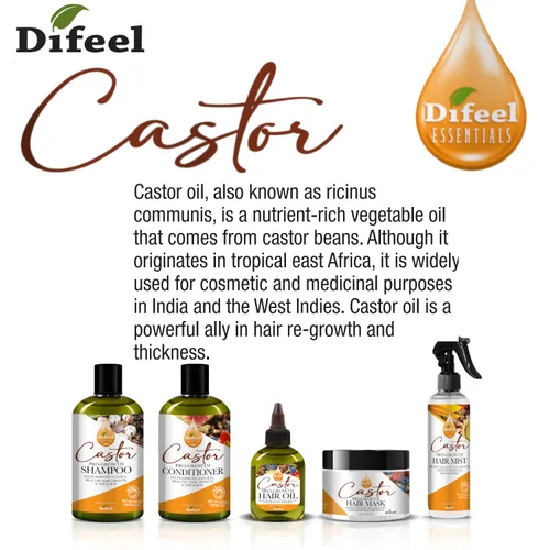 Miniatura 4 de Difeel Essentials Pro-Growth - Bruma para el cabello con ricino, 6 onzas