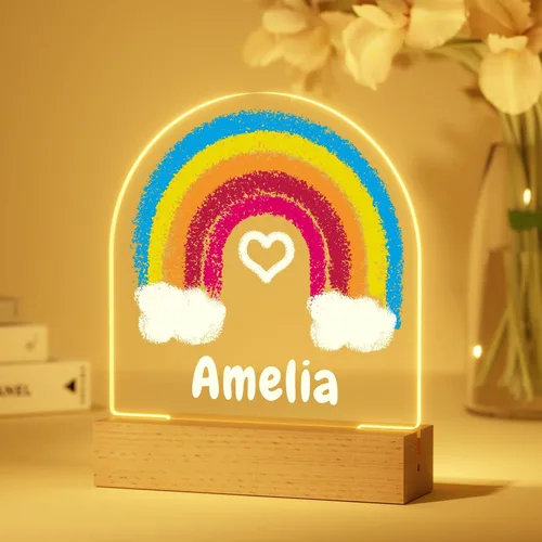 Miniatura 8 de Luz nocturna personalizada, luz nocturna acrílica Koala, regalos personalizados para niños, nombre personalizado, brillo ajustable, alimentación