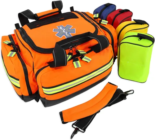 Miniatura 2 de Lightning X Premium Stocked - Bolsa médica modular EMS/EMT Trauma de primeros auxilios + kit Naranja