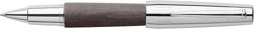 Miniatura 3 de Faber-Castell e-motion - Bolígrafo roller de madera y cromo, color negro