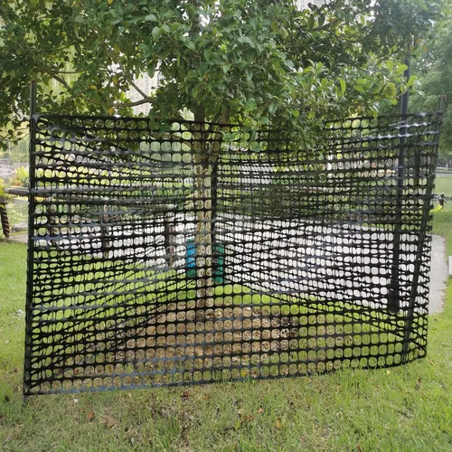 Miniatura 6 de Rollo de malla de seguridad para jardín de 4 x 100 pies con bridas de cremallera, malla de plástico reutilizable temporal para valla de nieve