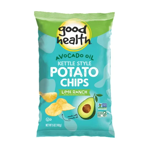 Miniatura 7 de Good Health Chips de barbacoa estilo hervidor de aceite de aguacate, bolsa de 5 onzas (4 bolsas)