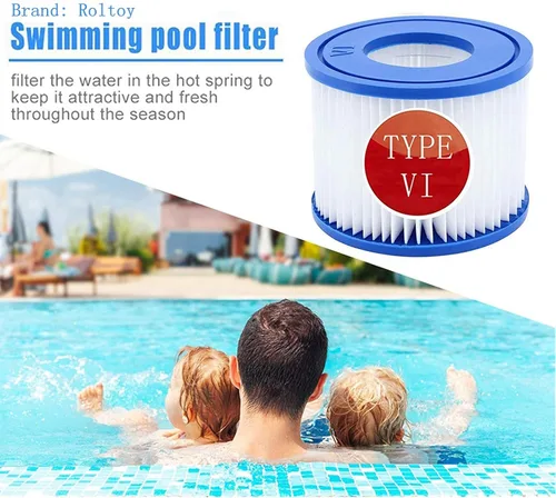 Miniatura 2 de Filtro de piscina VI para filtros de bañera de hidromasaje Saluspa Cartucho de repuesto de bomba tipo VI, filtros de bañera de hidromasaje VI