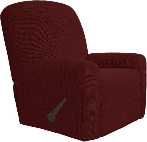 Miniatura 53 de Easy-Going - Funda elástica para sofá reclinable y sofá cama, 6 piezas, protector de muebles, suave, parte inferior elástica, tela jacquard