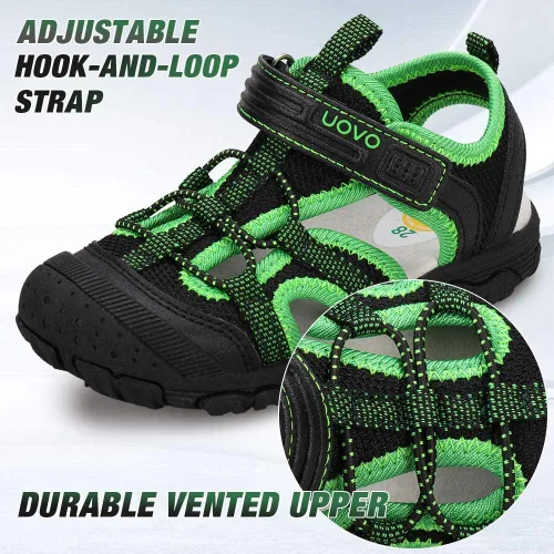 Miniatura 2 de Uovo - Sandalias deportivas para niños pequeños, con puntera cerrada, sandalias deportivas para senderismo al aire libre