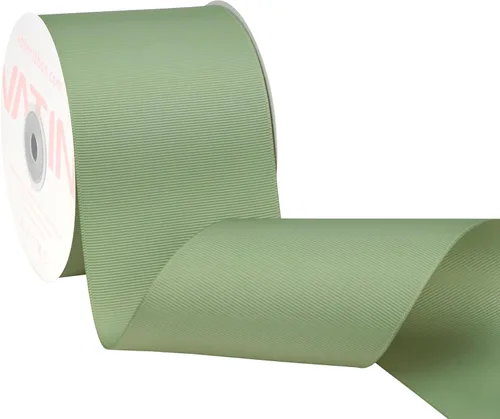 Miniatura 194 de Vatin - Rollo de cinta de grogrén, rollos de 25-50 yardas, perfecto para decoración de bodas, coronas, baby showers, envolturas de paquete de regalo