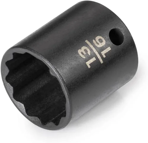 Miniatura 42 de TEKTON Accionamiento de 3/8 pulgadas x 1 pulgada Zócalo de impacto de 12 puntos poco profundo SID12225