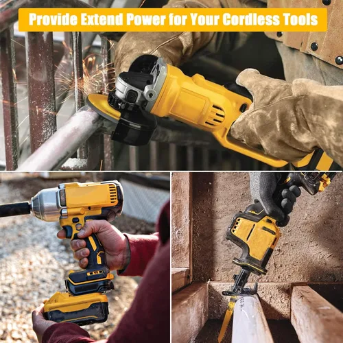 Miniatura 7 de Batería de repuesto de 20 V para Dewalt 20 V Max DCB201 DCB200 DCB204 DCB206 DCB203, compatible con batería y herramientas Dewalt de 20 V, 6500 mAh