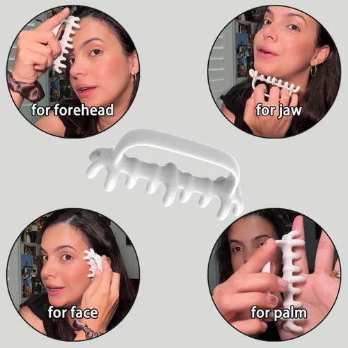 Miniatura 5 de DARKRING Herramienta de masaje de punto de presión, herramienta de masaje de tejido facial y punto de gatillo gua sha para aliviar la fascia