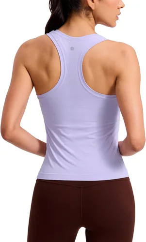 Miniatura 9 de CRZ YOGA - Camisetas sin mangas con espalda cruzada para mujer - Camisetas atléticas para gimnasio, para correr, sin mangas, transpirables