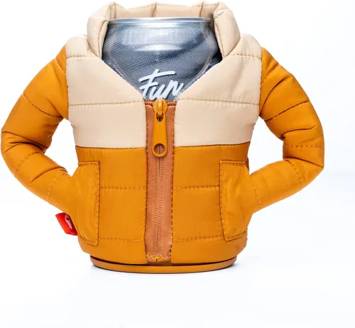 Miniatura 11 de Puffin - The Puffy Jacket - Enfriador de latas aislado de 12 oz I Botella de cerveza y soda aislante, mantiene las bebidas y bebidas frías - Negro