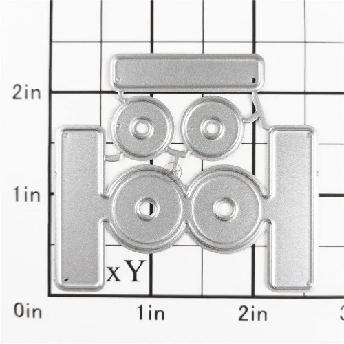 Miniatura 2 de DzIxY Bonitas notas de clip redondas troqueles de corte de metal para hacer tarjetas, juegos de troqueles de papel para grabar, álbum, plantillas 2