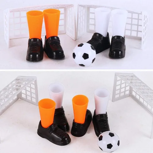 1 juego de fútbol de dedo juego de fútbol partido divertido juego de mesa de dedo con dos objetivos para fanáticos fiesta club fútbol productos