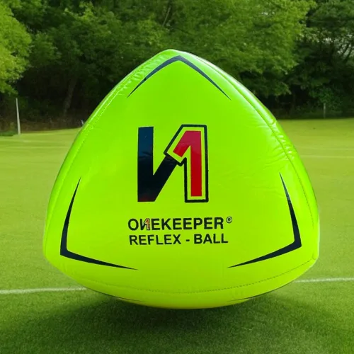 ONEKEEPER Pelota de reflejo y reacción para fútbol - Blanco, naranja, azul, rosa y amarillo fluo, entrenamiento de agilidad y coordinación para