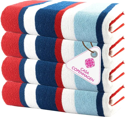Miniatura 11 de CASA COPENHAGEN Toallas clásicas para trapeador de bar, paquete de 12, 15 x 19 pulgadas, 100% algodón, altamente absorbentes y duraderas, toallas