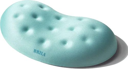 Miniatura 12 de BRILA Almohadilla de Soporte Ergonómica de Espuma Viscoelástica para Reposamuñecas de Ratón para Computadora, Laptop, Trabajo de Oficina