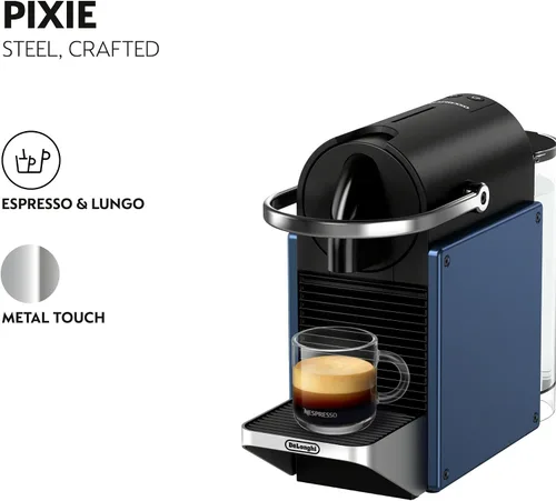 Miniatura 2 de Máquina de café expreso Pixie de Nespresso por De'Longhi, Azul Oscuro