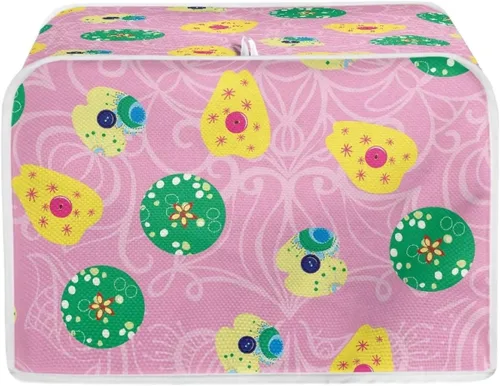 Miniatura 44 de chaqlin Cubierta para tostadora con estampado de chocolate, 2 rebanadas, resistente a las manchas, cubierta para horno de pan de diseño divertido