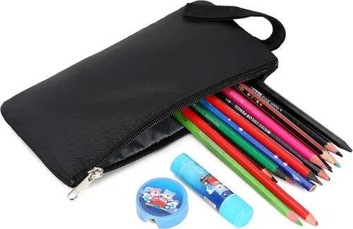 Miniatura 8 de Wadirum Conjunto de mochila escolar de moda para niña, mochila espaciosa para computadora portátil, color negro