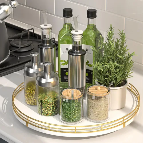 Miniatura 19 de Bandeja de baño de madera de roble de 12 pulgadas para mostrador, bandeja de tocador para perfume, loción, velas, maquillaje, joyería, fregadero