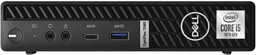 Dell OptiPlex 7080 Mini escritorio empresarial con factor de forma micro, procesador Intel Core i5-10500T, 16 GB de RAM, 256 GB PCIe SSD, RJ45,
