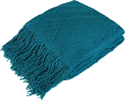 Miniatura 21 de PAVILIA Manta de punto marrón claro para sofá, cama individual, cobija suave de estilo granja para sofá del salón, ligera decorativa para otoño