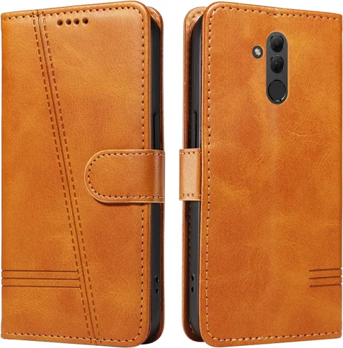 Miniatura 172 de Funda con tapa para Huawei Nova Lite 3, protección de 360 grados, a prueba de golpes, de piel sintética, con función atril y 3 ranuras