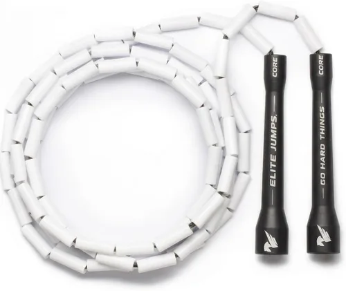 Elite Jumps - Cuerda de saltar con cuentas de 1 pulgada de Do Hard Things | Cuerda de saltar cruzada para tu equipo de ejercicio | Cuerda de saltar